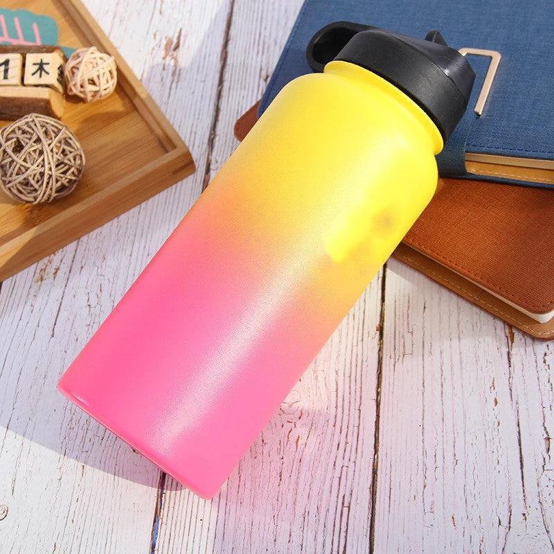 Stainless Steel Wide-mouth Outdoor Sports Vacuum Flask by GJG Denim