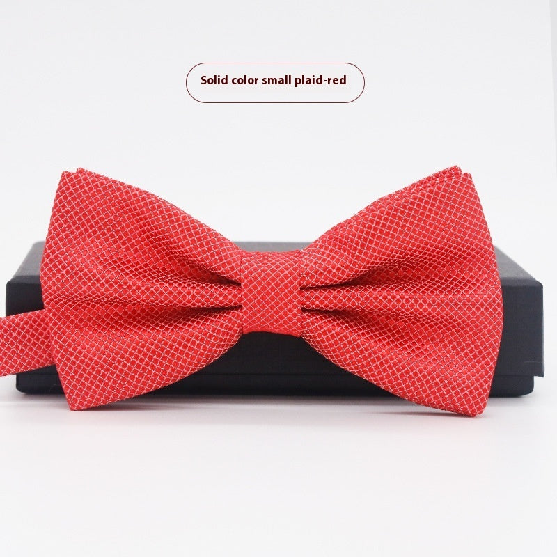 Men's Solid Color Bow Tie
