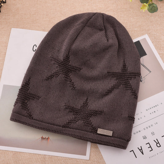 Men's Fashion Knitted Outdoor Warm Woolen Beanie