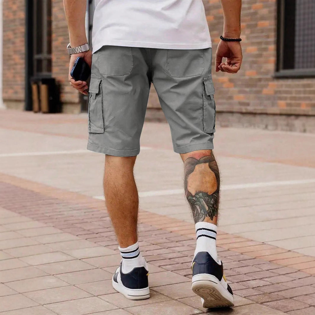 Workwear Shorts Men's New Summer American Straight Cropped Casual Shorts