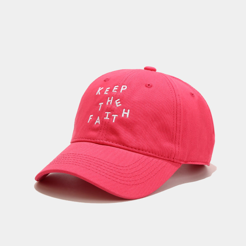 Men's "Keep The Faith" Embroidered Baseball Cap