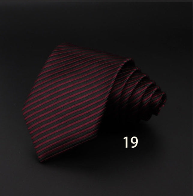 Men's Striped Polyester Fiber Ties