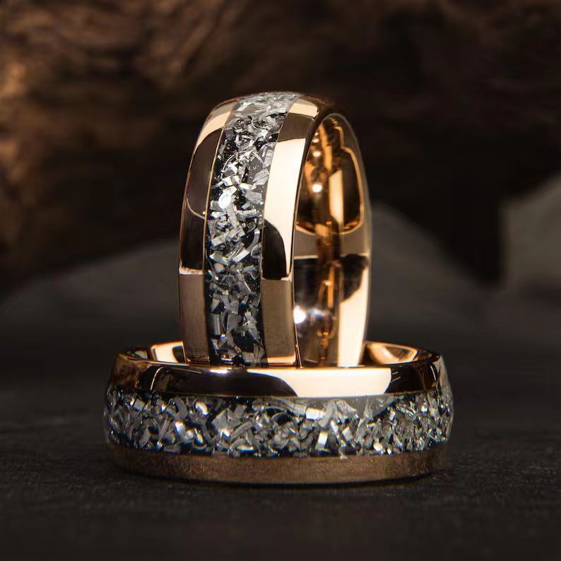 Silver Foil Alloy Ring For Men
