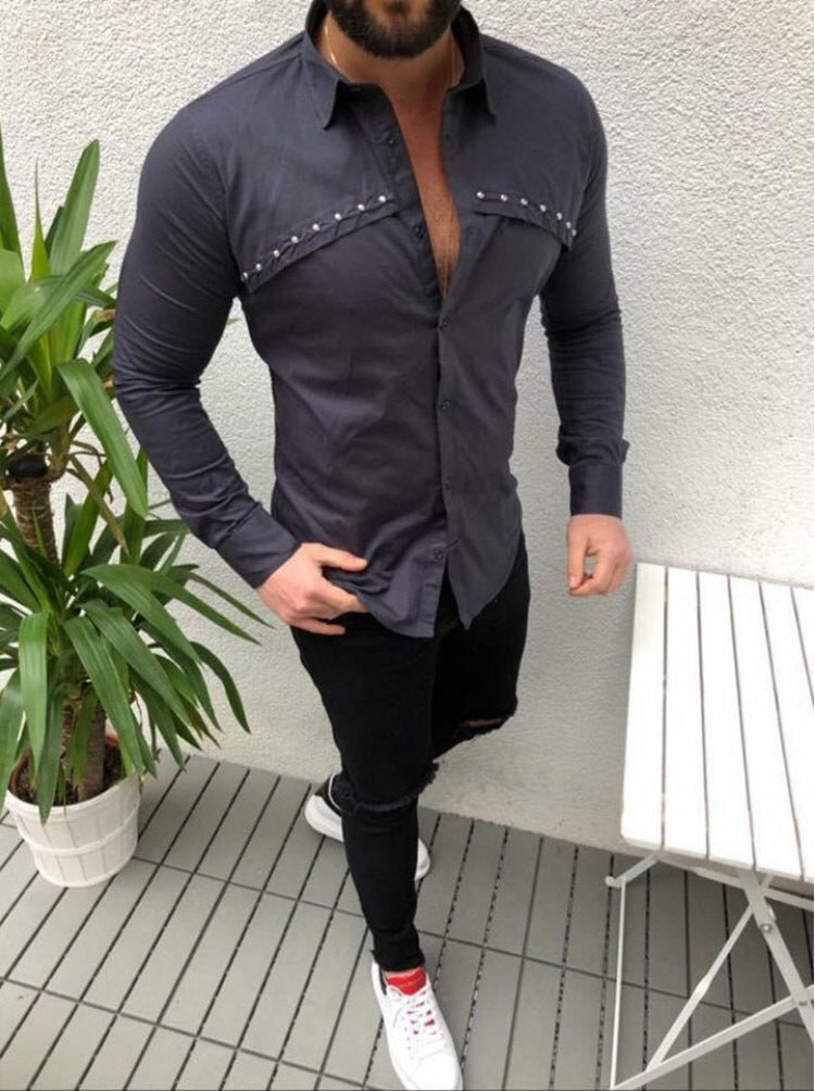 Men's Casual Solid Color Shirt