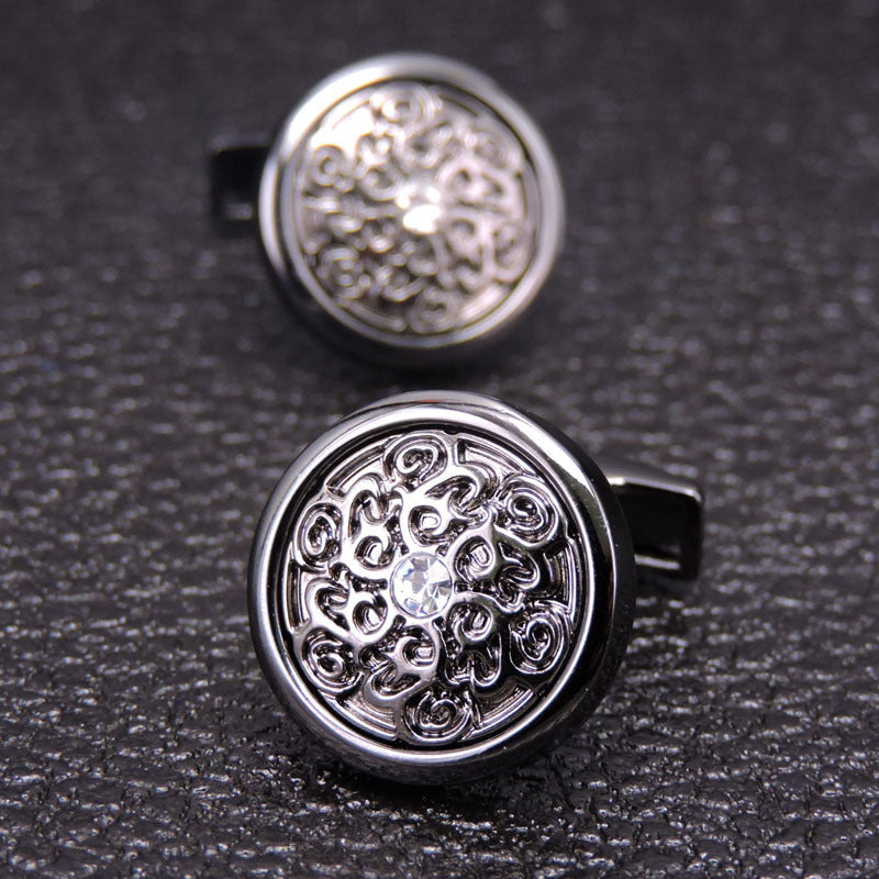 Men's Retro Pattern Cufflinks