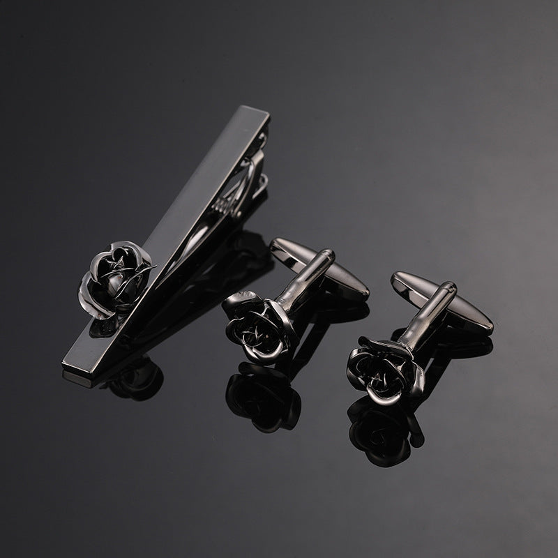 Men's  Tie Clip and Cufflinks Set