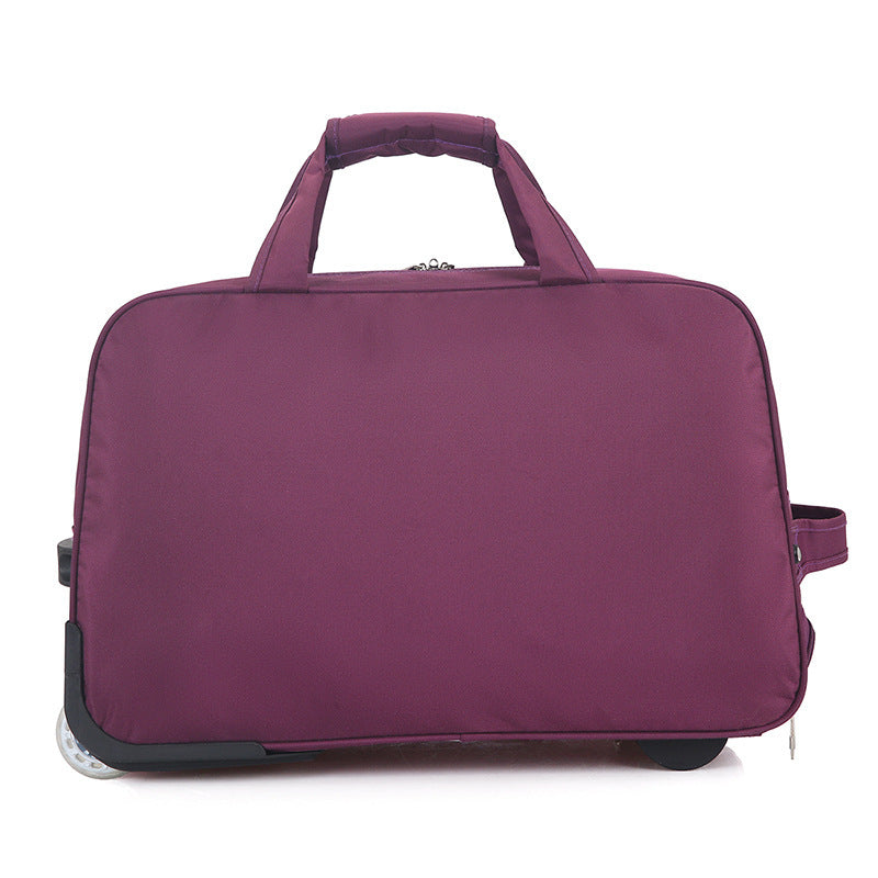 Men's Oxford Cloth Trolley Bag Leisure Travel Folding Luggage
