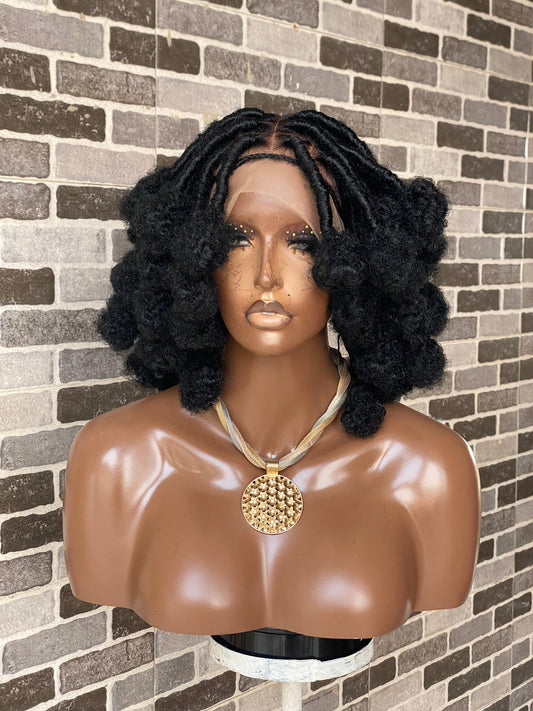 Bantu Knot (Afro Kinky) Full lace wig