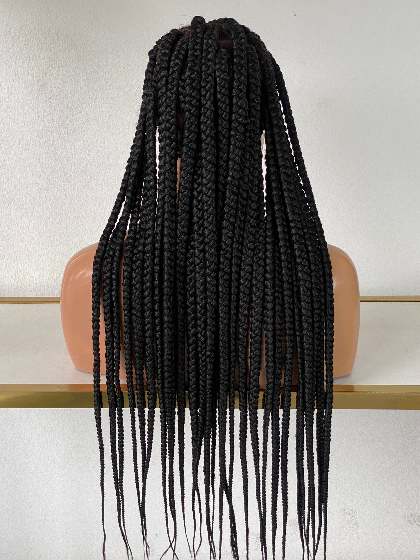 Ready to ship- Triangle braided wig