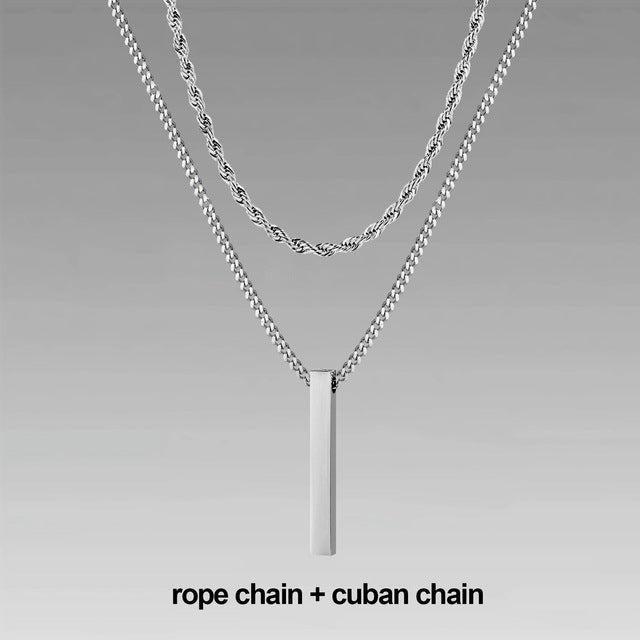 Men's Crystal Necklace