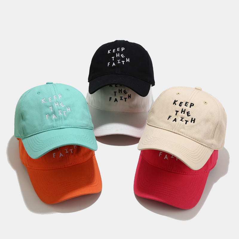 Men's "Keep The Faith" Embroidered Baseball Cap