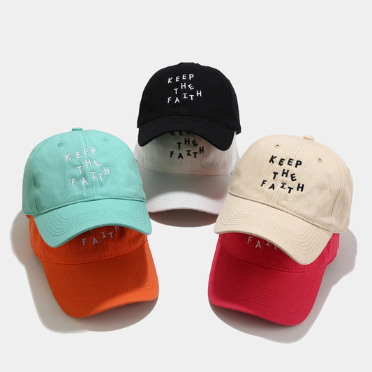 Men's "Keep The Faith" Embroidered Baseball Cap