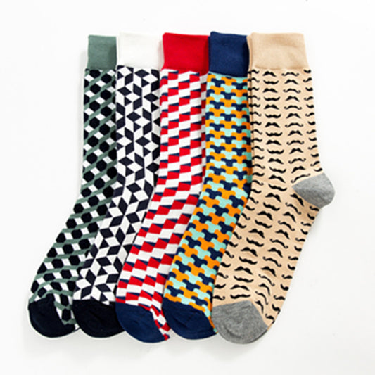 Men's Casual Cotton Socks