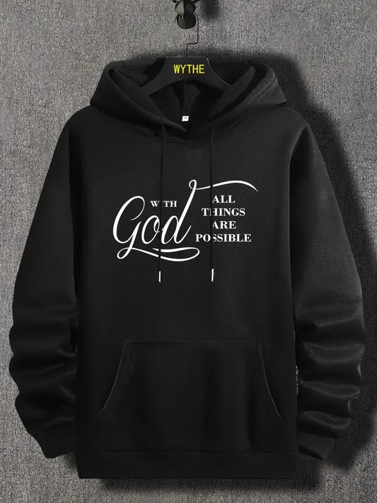 Men's "With God All Things Are Possible" Hoodies