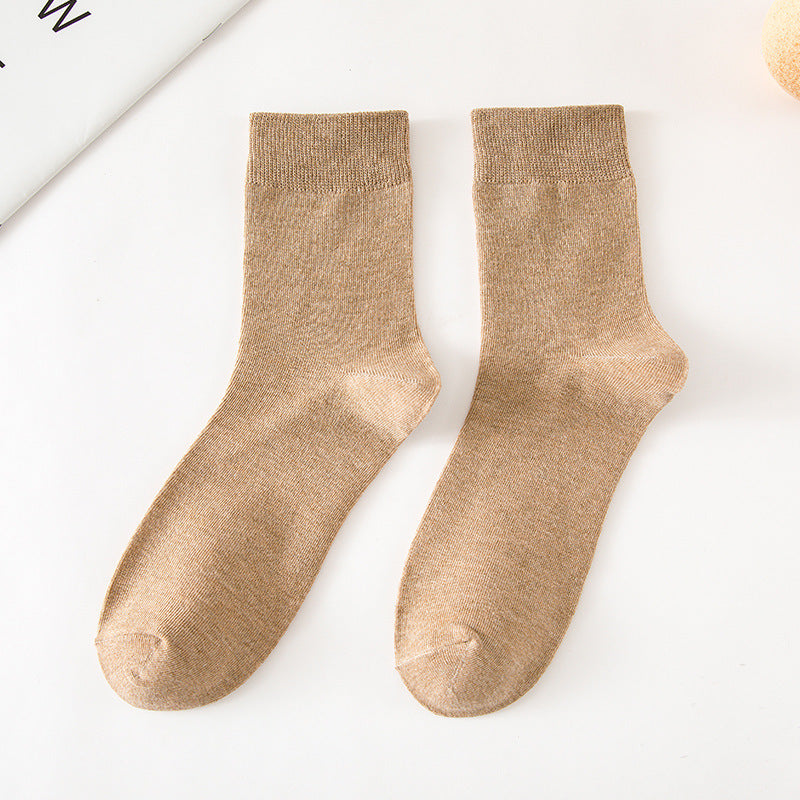 Men's Solid Color Socks