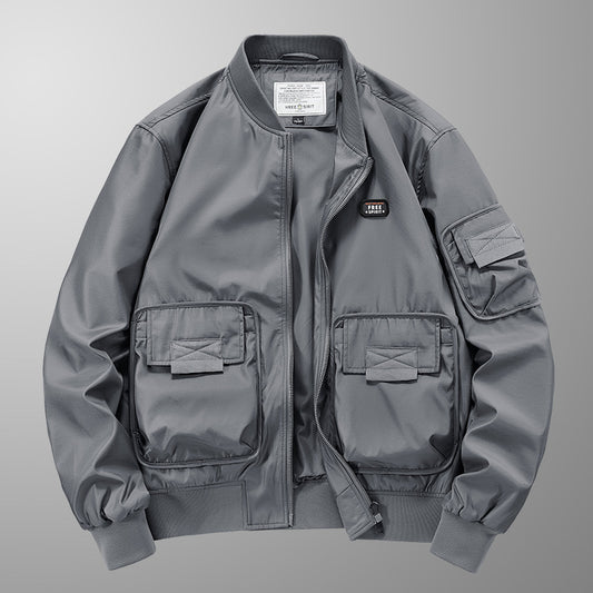 Men's Pilot Multi-bag Windproof Breathable Retro Jacket