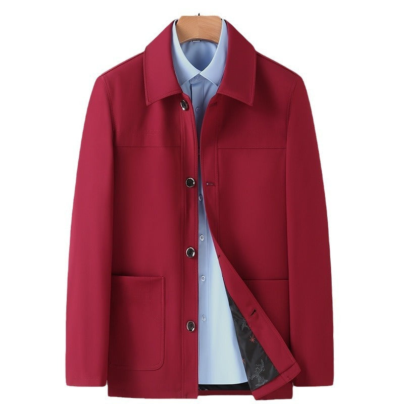 Men's Turn-down Collar Coat