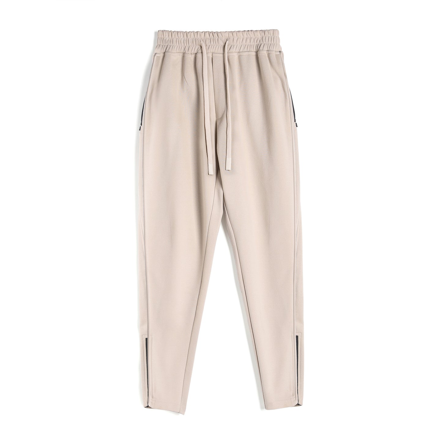 Men's Slim Fit Leg Opening Ankle Zipper Sweatpants