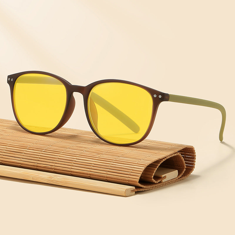 Retro Night Vision Anti-blue Light Glasses For Men