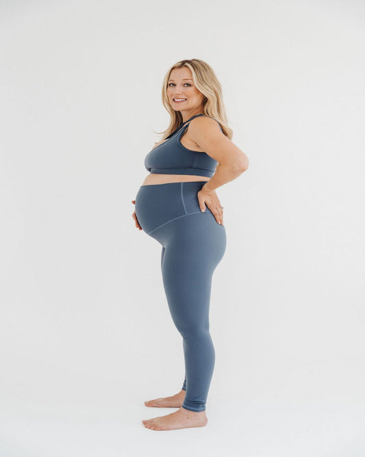 AXK CORE Curve Maternity Legging - Blue