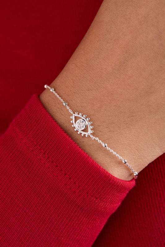 Evil Eye Inline Bracelet
