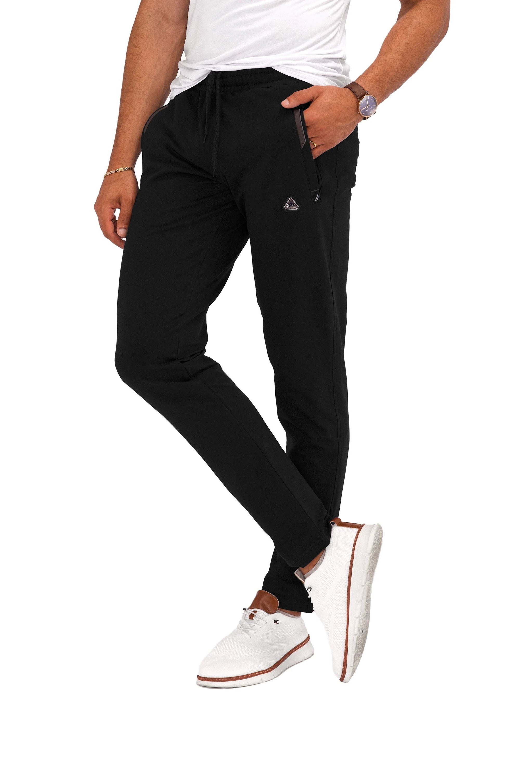 All-Day Comfort Athletic Sweatpants - Tapered (Regular Fit) by SCR Sportswear