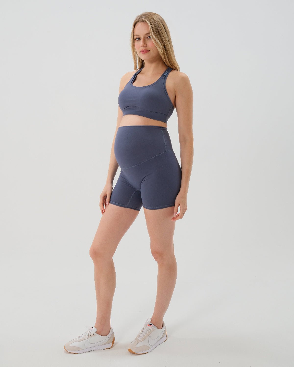 AXK CORE Maternity Bike Short - Blue