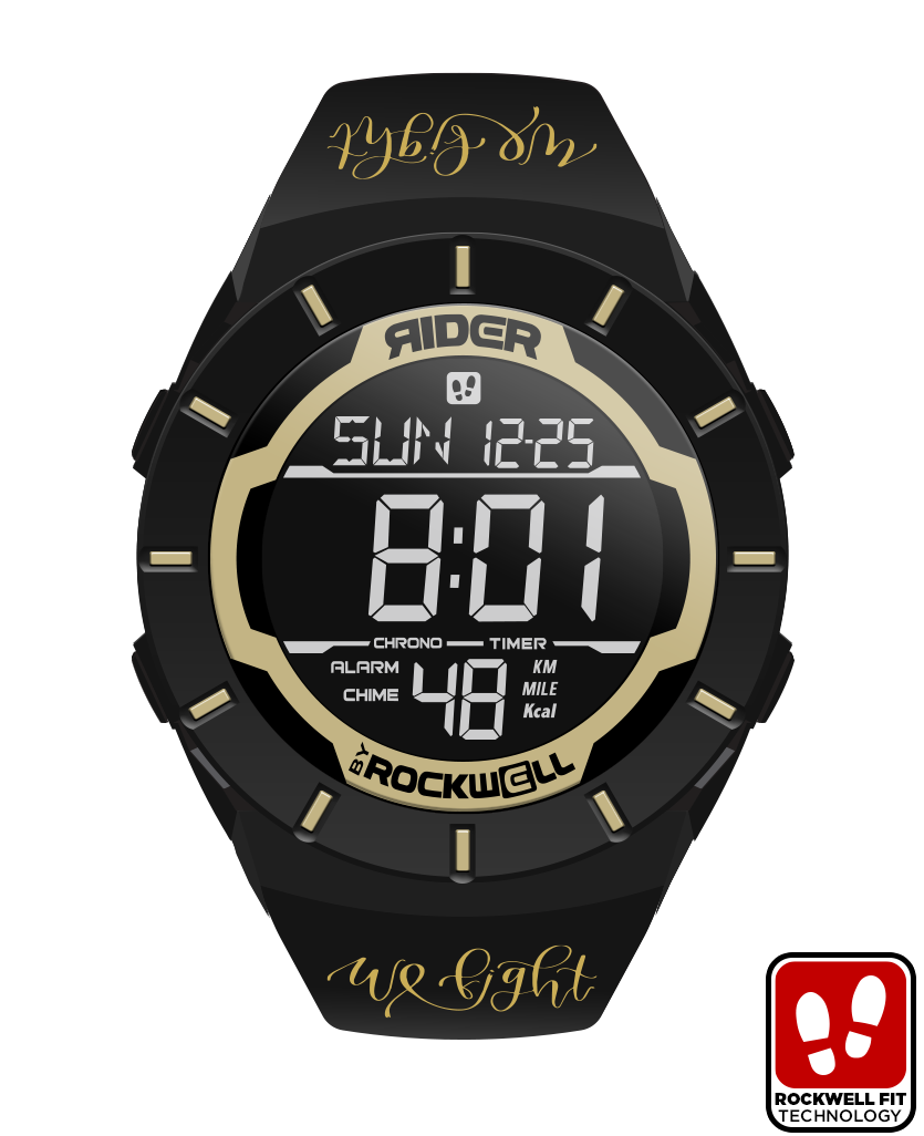 We Fight - Gold/Black Coliseum by Rockwell Time