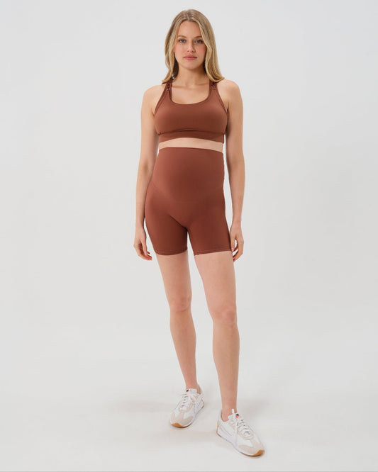 AXK CORE Maternity Bike Short - Brown