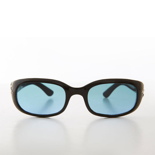 Unisex Rectangle Mod Vintage Sunglasses - Collins
