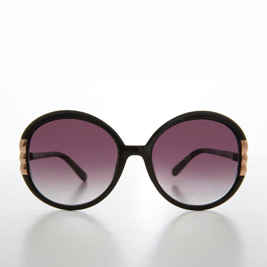 Large Round Women's Retro Sunglasses - Dolores