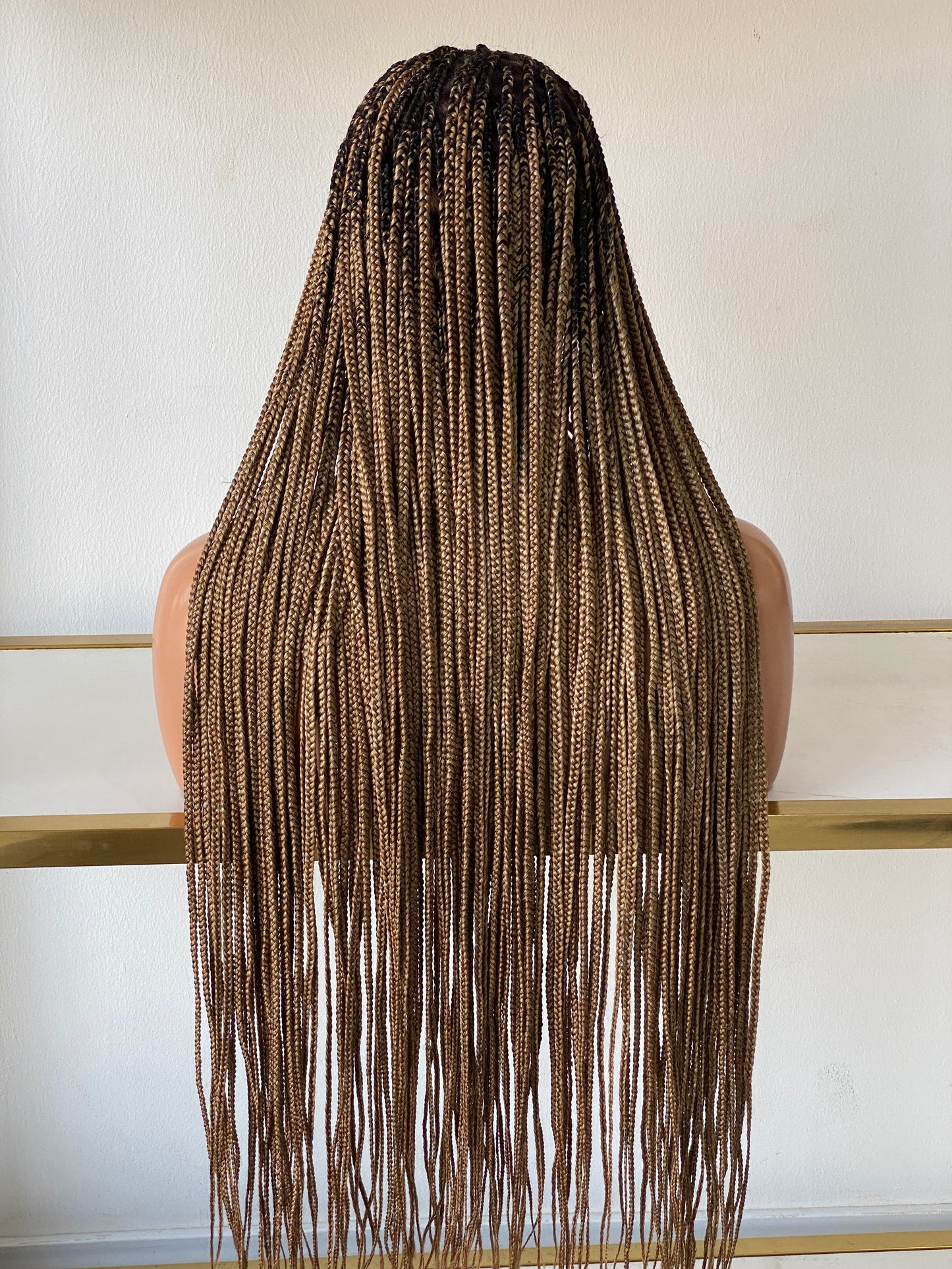 Ready to Ship- Knotless Full lace braided wigs