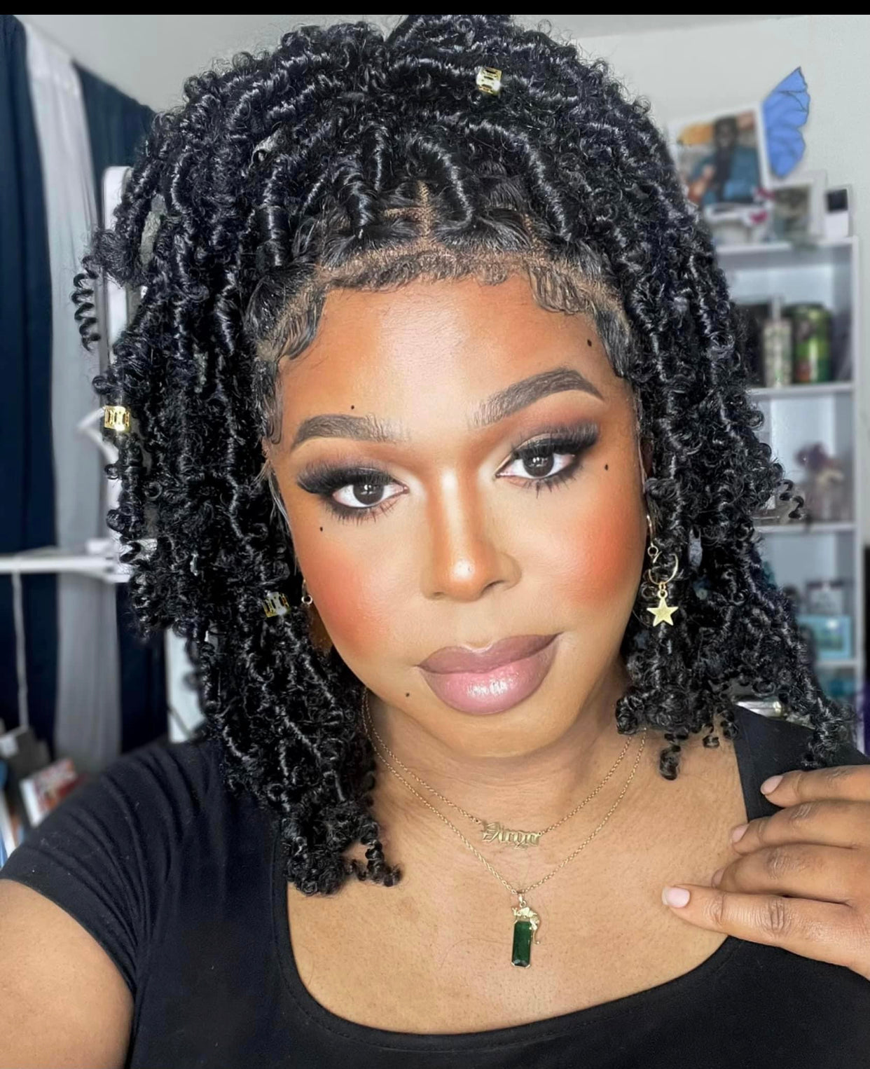 Short Butterfly Locs - Rebecca