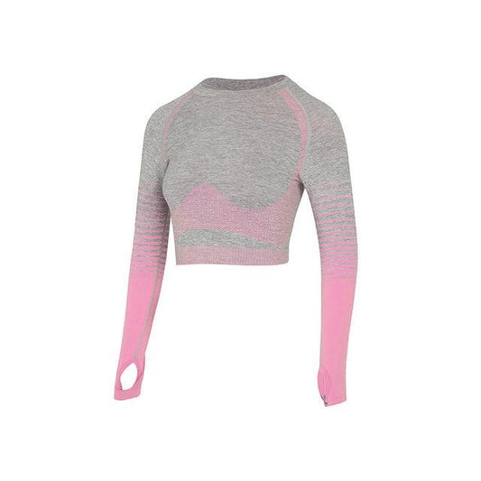 Women's Seamless Yoga Set Long Sleeve