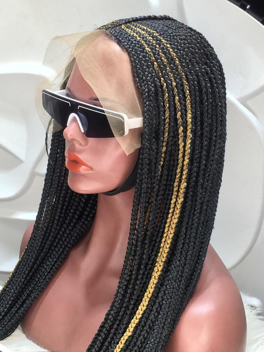 Cornrow Braid Wig - 13x4 Lace Frontal - Emma