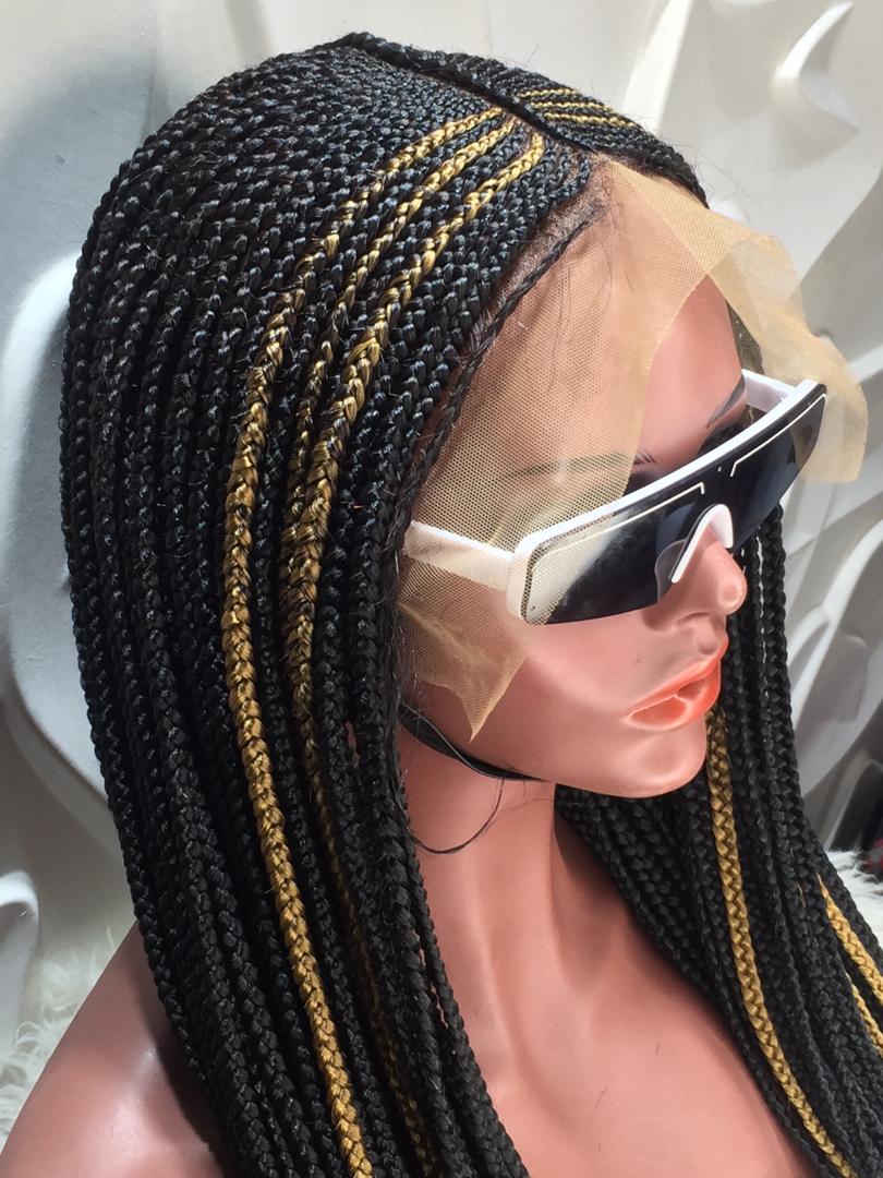 Cornrow Braid Wig - 13x4 Lace Frontal - Emma