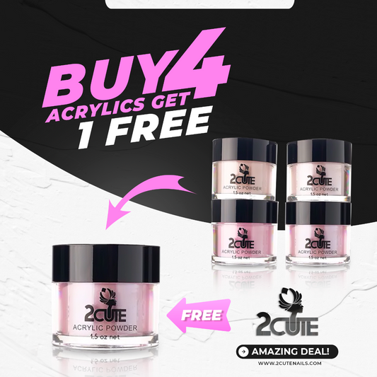 Buy 4 Acrylics Get 1 FREE