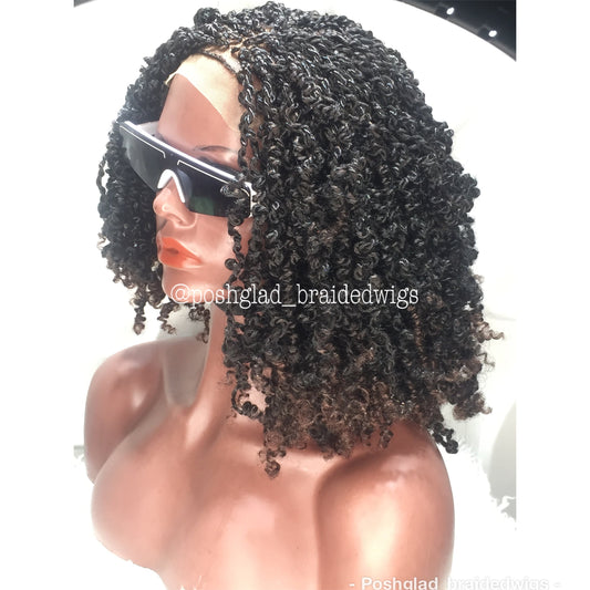 Spring Twist Wig 1B/33 "4x4 Premium Closure" Neck Length