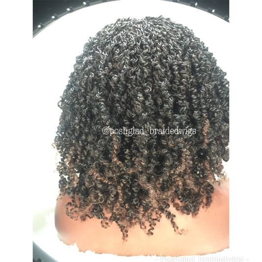 Spring Twist Wig 1B/33 "4x4 Premium Closure" Neck Length