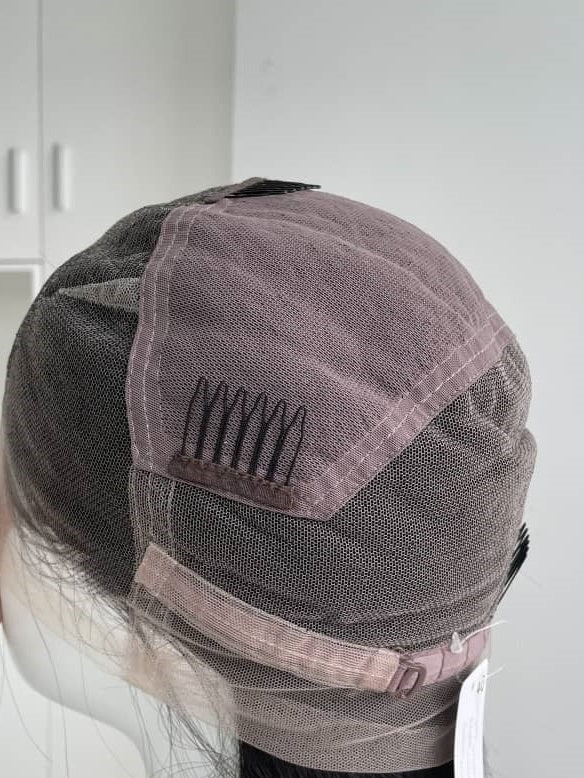 Bohemian Knotless Braid Wig, Full Lace, Waist, Color 613 mix - ZARA