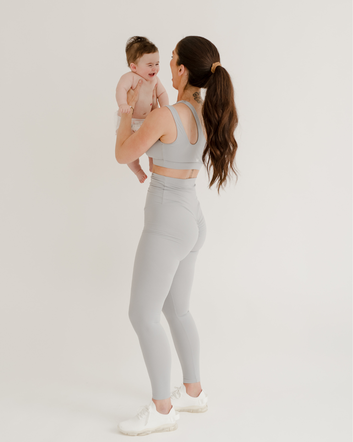 AXK CORE Curve Maternity Legging - Light Gray