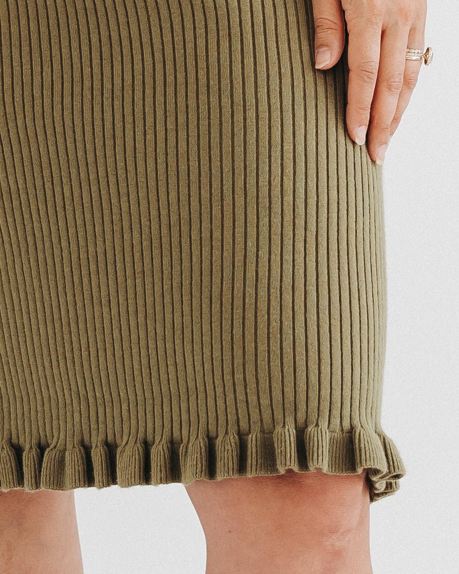 Louie Striped Knit Maternity & Nursing Dress