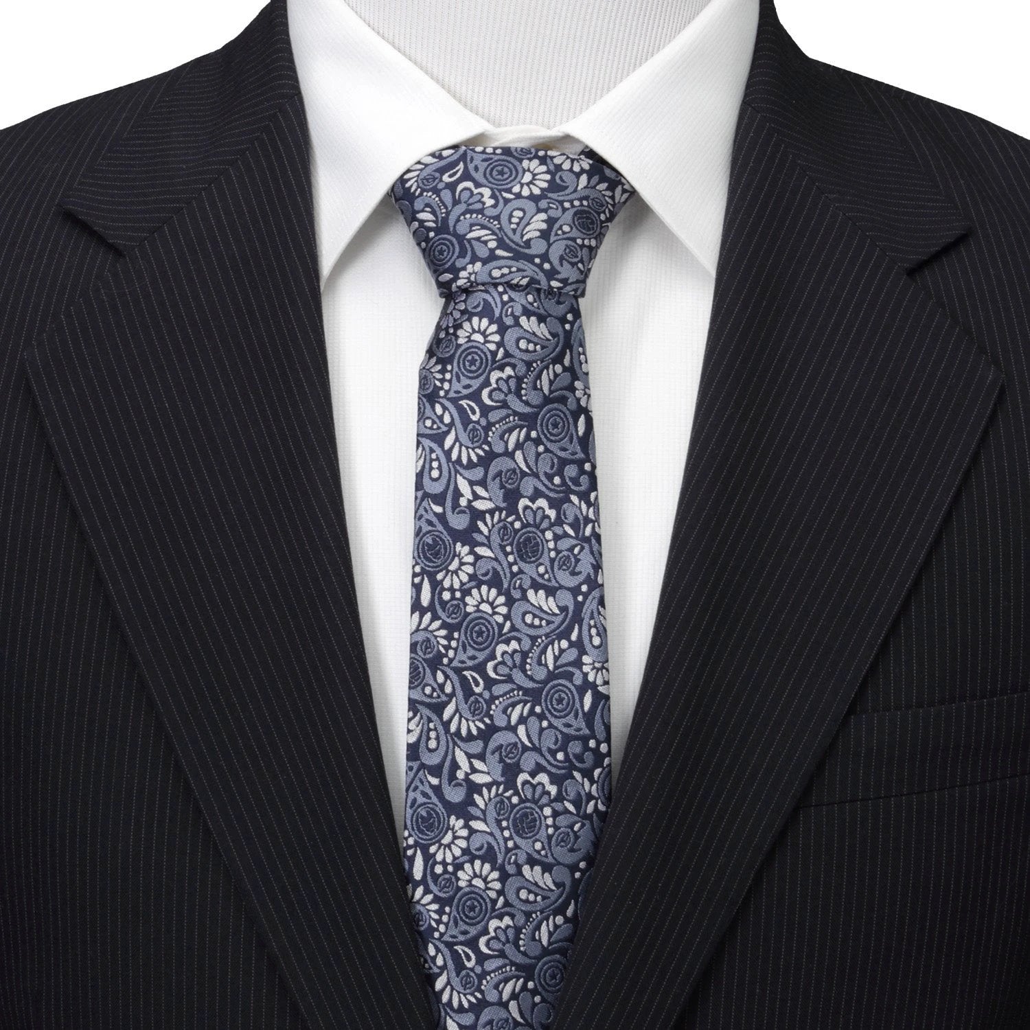 Marvel Avengers Icons Necktie and Tie Bar Gift Set by Cufflinks.com