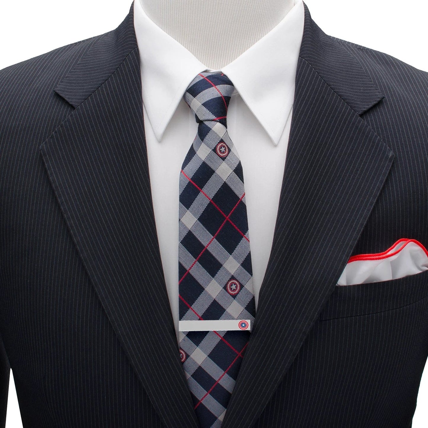 Marvel Captain America Favorites Necktie Gift Set by Cufflinks.com