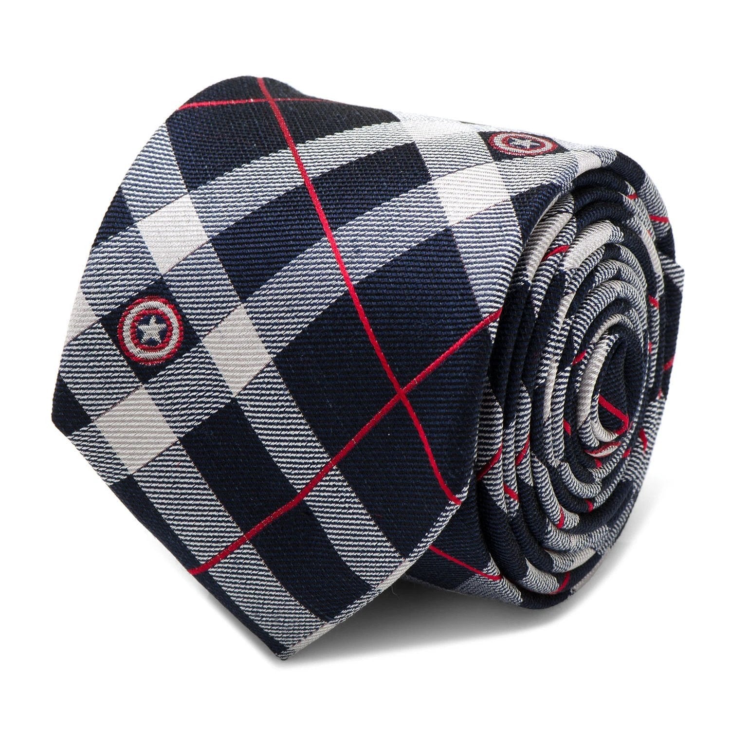 Marvel Captain America Favorites Necktie Gift Set by Cufflinks.com