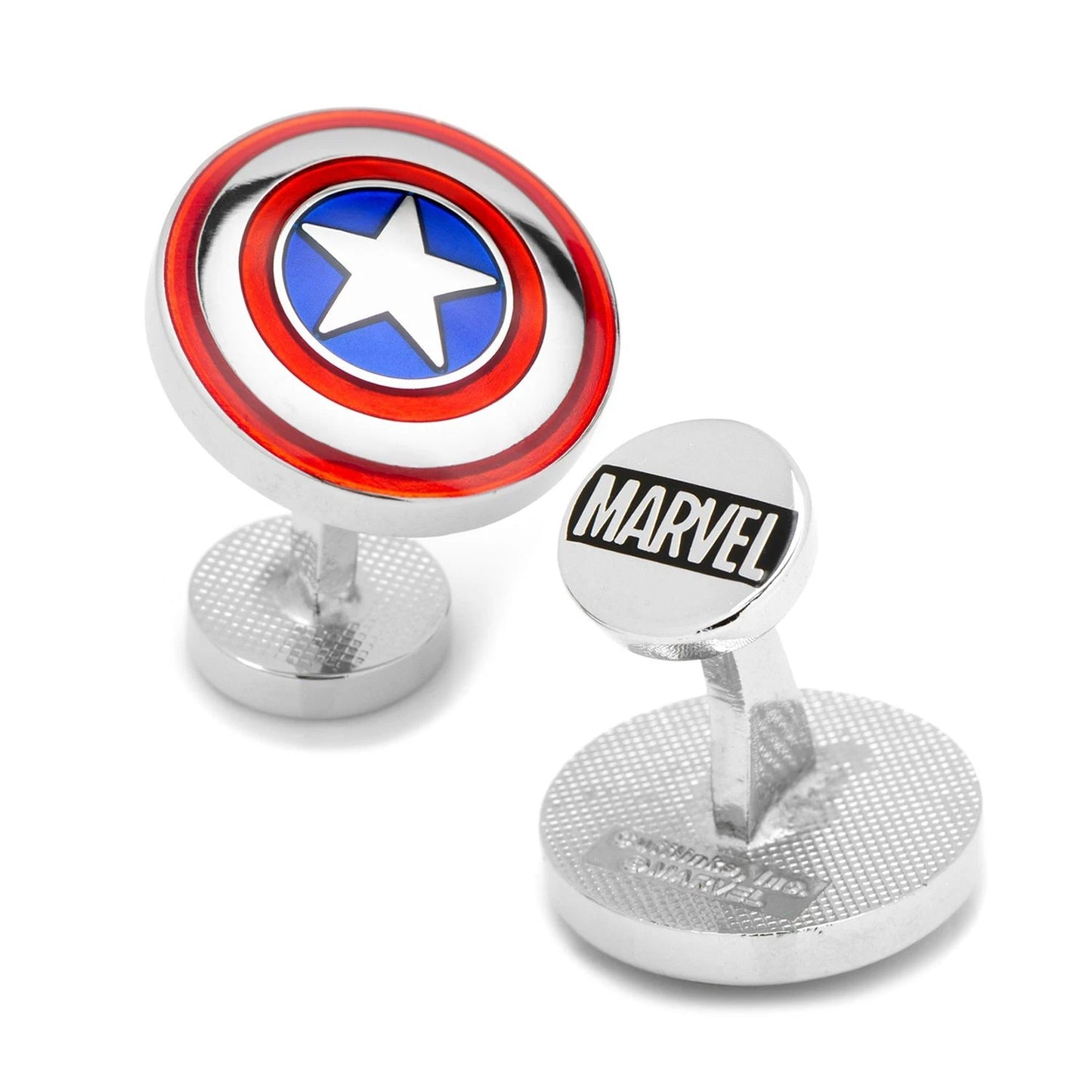 Marvel Captain America Cufflinks and Tie Bar Gift Set by Cufflinks.com