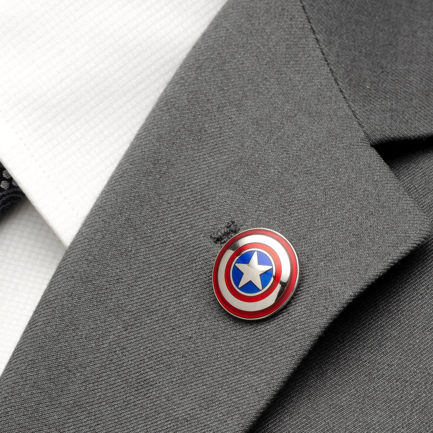 Marvel Captain America White Ankle Gift Set by Cufflinks.com