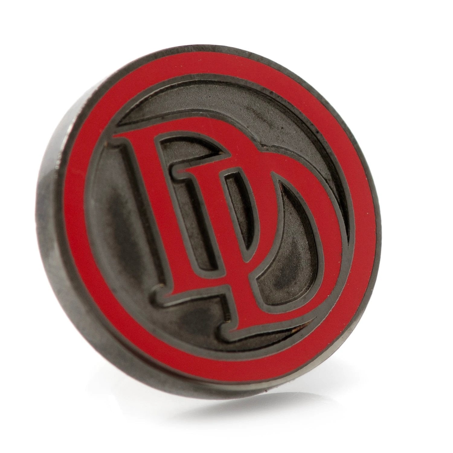 Marvel Daredevil Men’s Black Tie and Embossed Logo Lapel Pin Gift Set by Cufflinks.com
