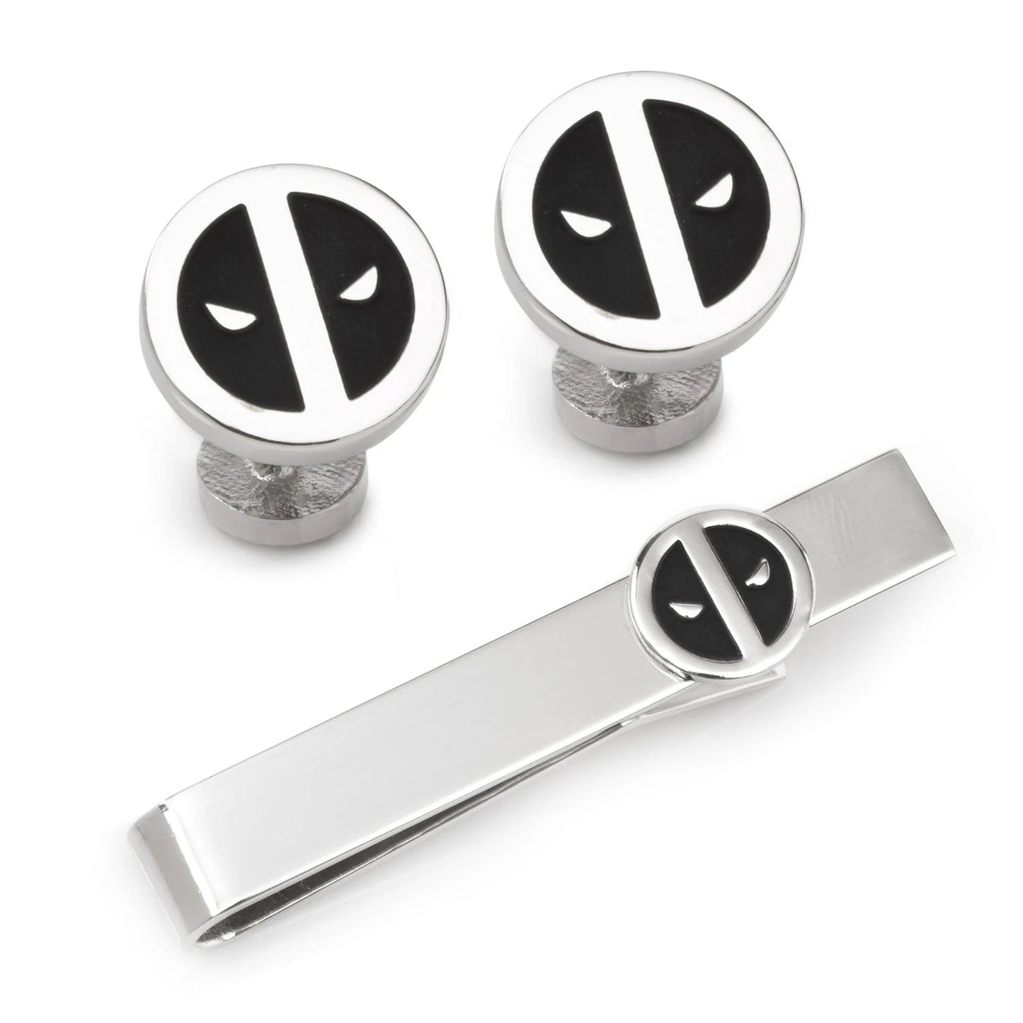 Marvel Deadpool Cufflinks and Tie Bar Gift Set by Cufflinks.com