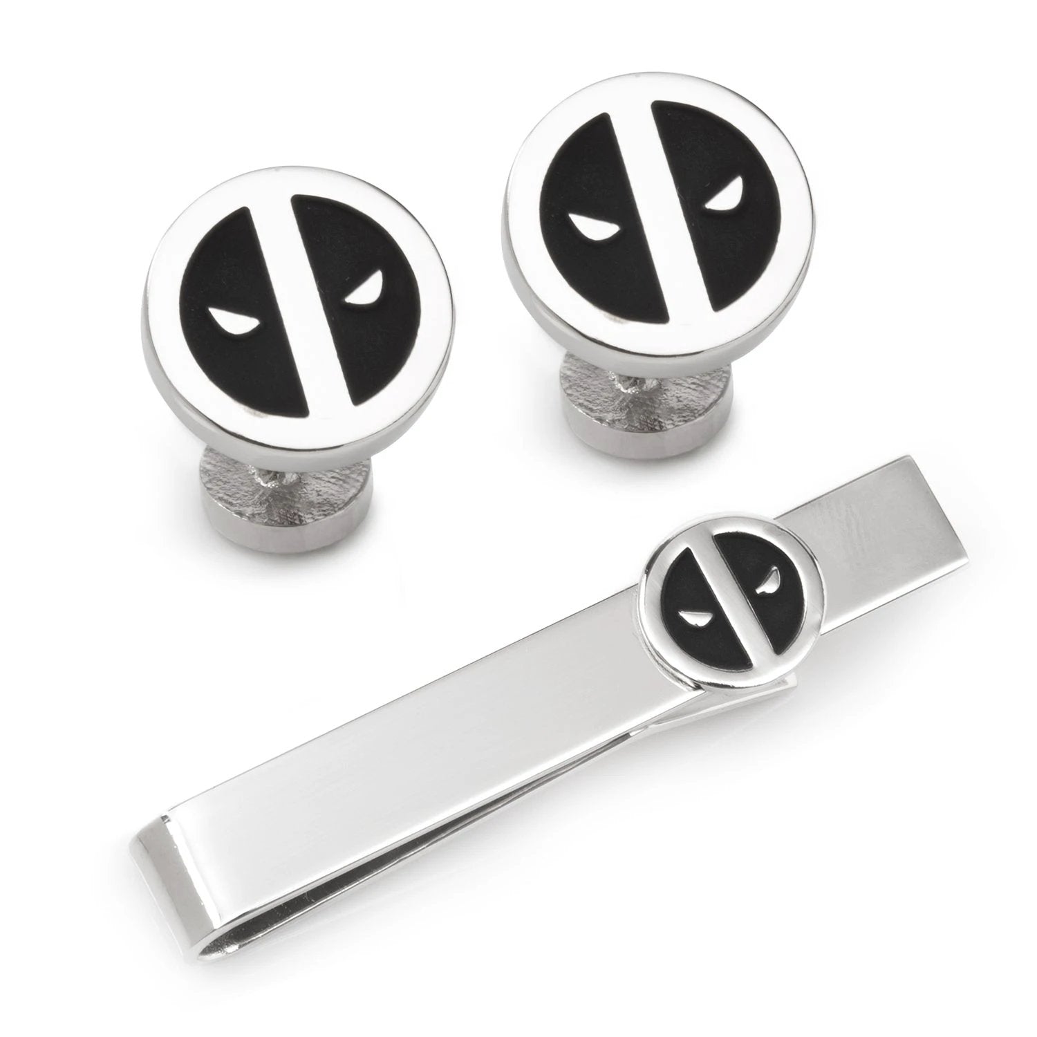 Marvel Deadpool Cufflinks and Tie Bar Gift Set by Cufflinks.com